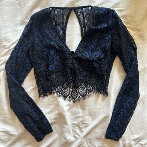 For love and lemons lace long sleeve